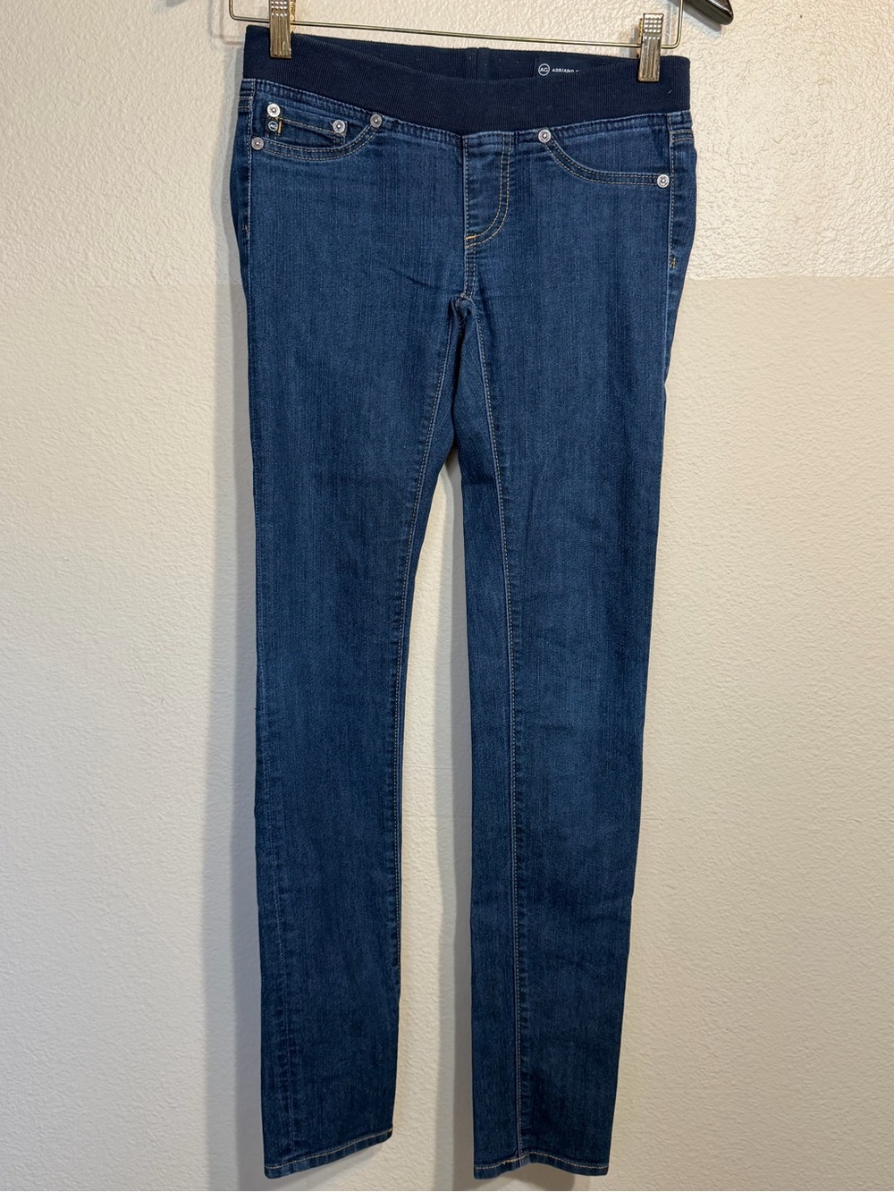 Ag Adriano Goldschmied Dark Blue Stretch Jeggings